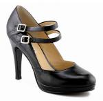 Zapatos t-straps negros de Foresta